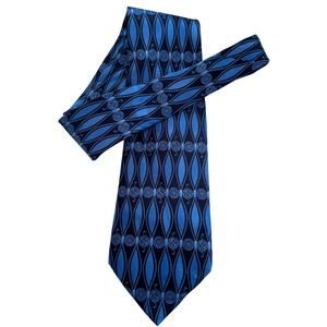 Lanvin‎ blue silk tie